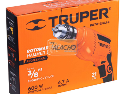 Rotomartillo 3/8" 600 W, profesional